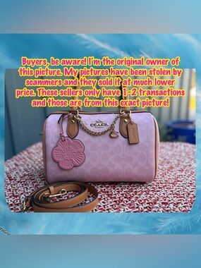 Coach Rowan Satchel Bag In Signature Canvas With Charms